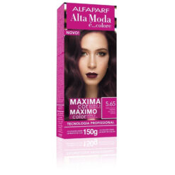 Kit de Tintura Alta Moda Máximo Color 5.65 Vino Oscuro Marsala X 150 Gr