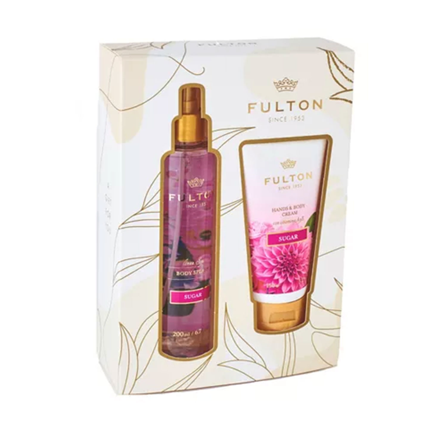 Estuche Body Splash + Crema Fulton Sugar X 1 U