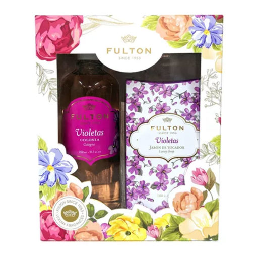 Estuche Colonia + Jabón Fulton  Violetas X 1 U