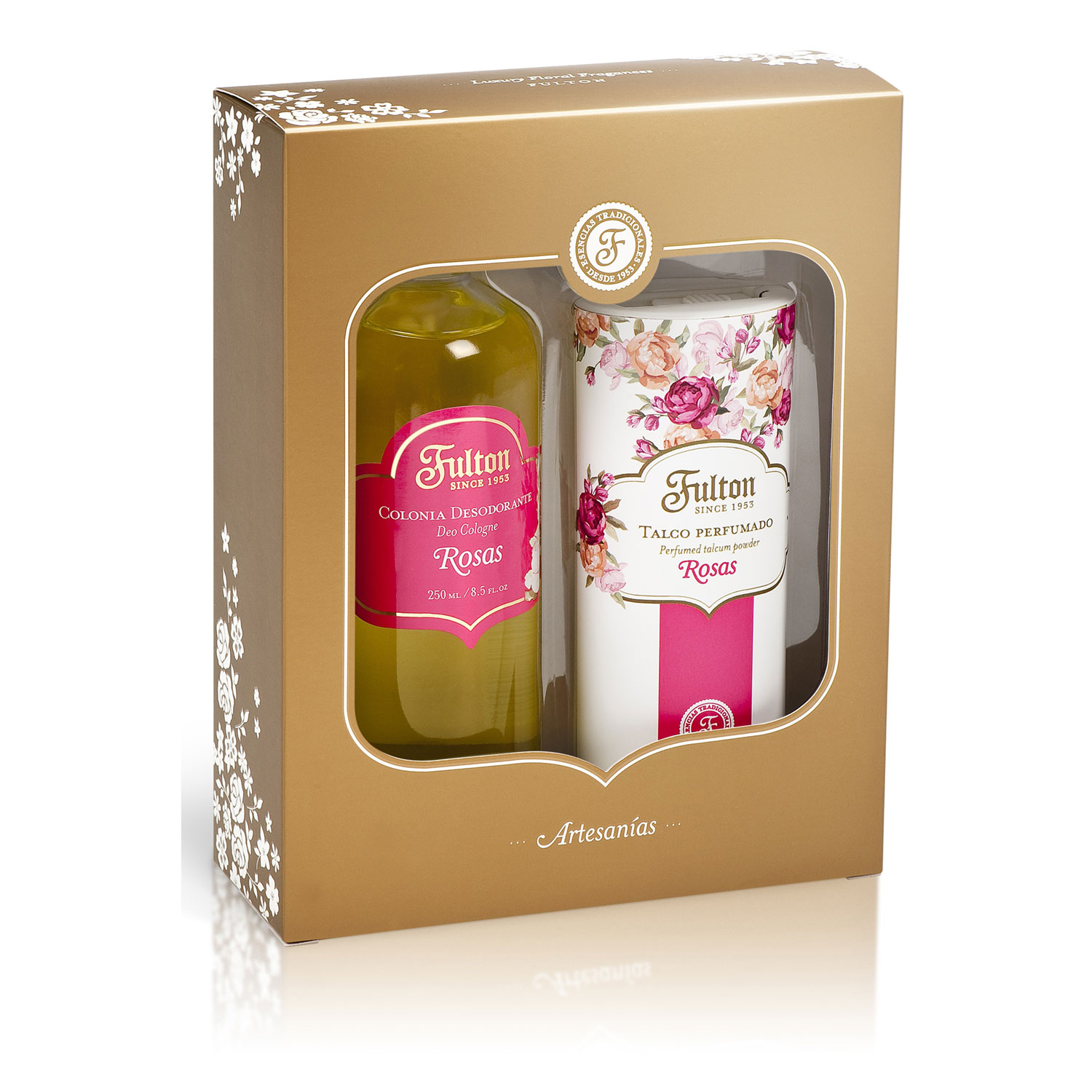 Estuche Colonia + Talco Fulton Rosa X 1 U