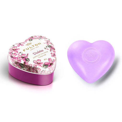 Jabón en barra Fulton Artesanías Violetas X 80 Gr
