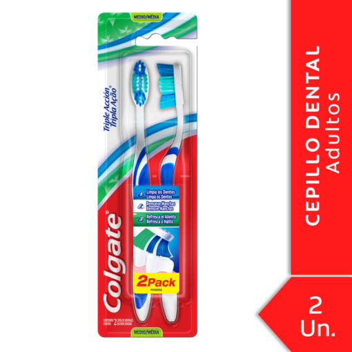Cepillo de Dientes Colgate Triple Acción Medio X 2 U - Imagen 5
