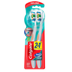 Cepillo de Dientes Colgate 360 Suave X 2 U