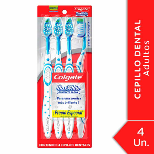 Cepillo de Dientes Colgate Max White Medio X 4 U - Imagen 2