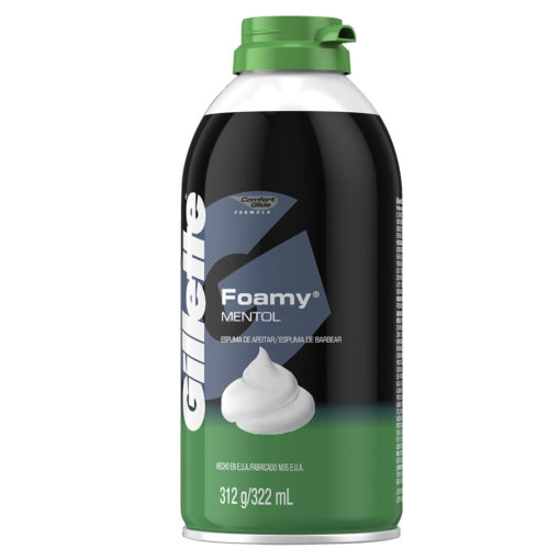 Espuma de Afeitar Gillette Foamy Mentol X 312 Gr - Imagen 3