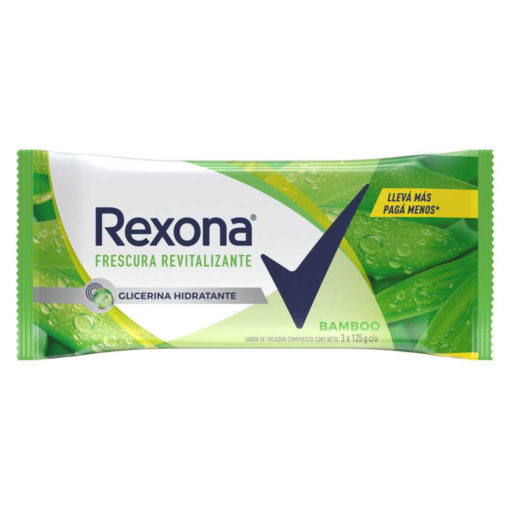 Jabón en Barra Rexona  Bamboo X 3 U