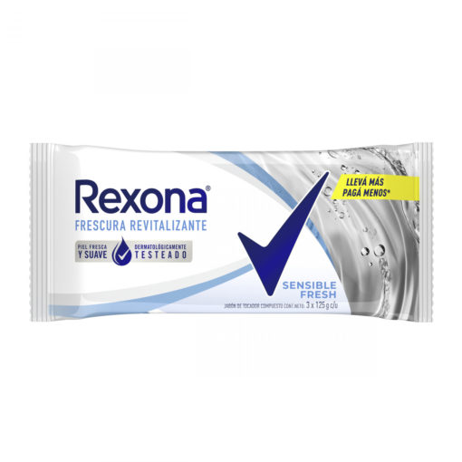 Jabón en Barra Rexona Sensible Fresh X 3 U