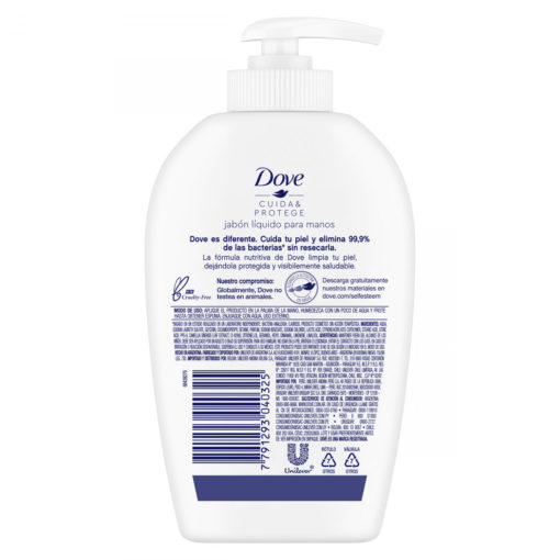 Jabón Líquido Dove Antibacterial  X 250 Ml - Imagen 2