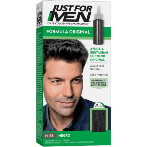 Tintura Colorante en Shampoo Just For Men  1325-NEGRO X 1 U
