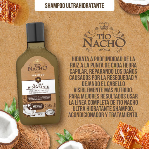 Shampoo Tio Nacho Ultrhidratante  X 200 Ml - Imagen 5