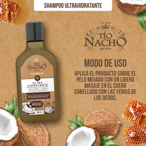 Shampoo Tio Nacho Ultrhidratante  X 200 Ml - Imagen 6