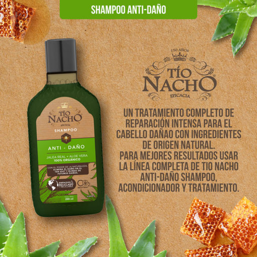 Shampoo Tio Nacho Aloe Vera  X 200 Ml - Imagen 6