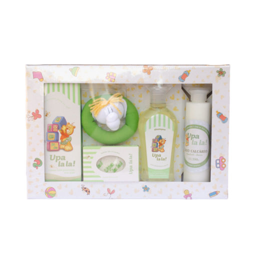 Estuche Rosca Colonia + Shampoo + Talco + Jabón + Muñeco Upa Lala   X 1 U