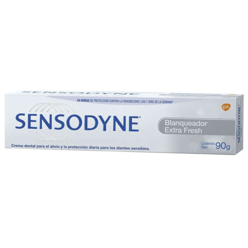 Crema Dental Sensodyne Blanqueador Extra Fresh X 90 Gr