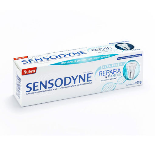 Crema Dental Sensodyne Repara y Protege Extra Fresh X 100 Gr