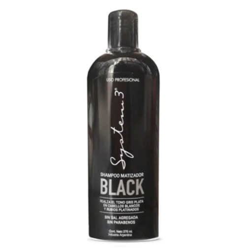 Shampoo System 3 Matizador Black X 375 Ml
