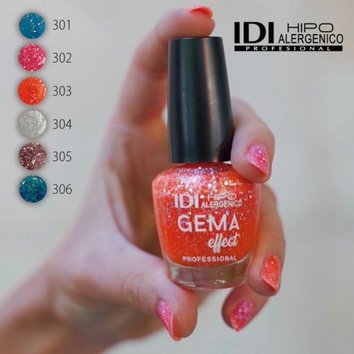 Esmalte Idi Makeup Gema Effect 306 Esmeralda X 13 Ml - Imagen 2
