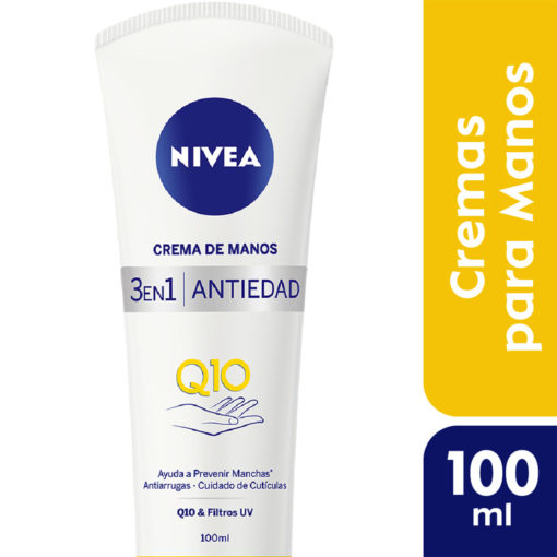 Crema para Manos Nivea 3 en 1 Antiedad Q10 X 100 Ml - Imagen 2