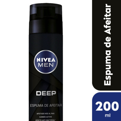 Espuma de Afeitar Nivea Men Deep X 200 Ml - Imagen 2