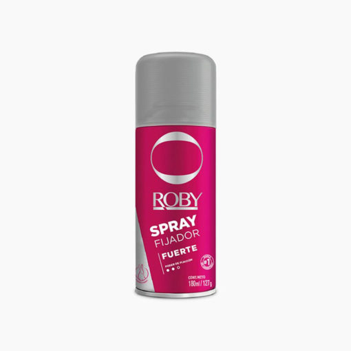 Fijador para el Cabello Roby Spray Fuerte X 180 Ml