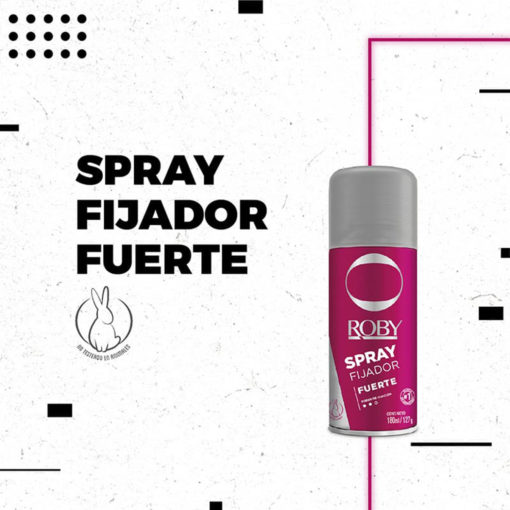 Fijador para el Cabello Roby Spray Fuerte X 180 Ml - Imagen 3