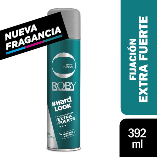 Fijador para el Cabello Roby Spray Extra Fuerte X 390 Ml - Imagen 2