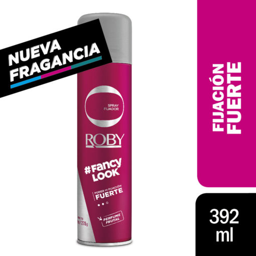 Fijador para el Cabello Roby Spray Fuerte X 390 Ml - Imagen 2