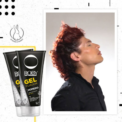Fijador para el Cabello Roby Gel Húmedo X 150 Gr - Imagen 4