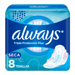 Toallitas Femeninas Always Triple Protección Día Seca X 8 U