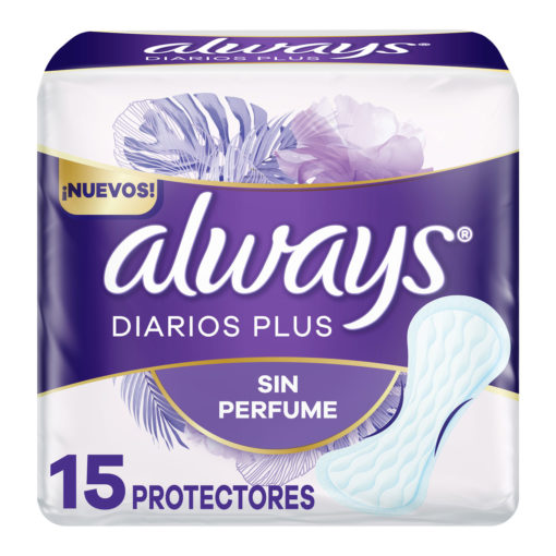 Protectores Diarios Always Plus Sin Perfume X 40 U