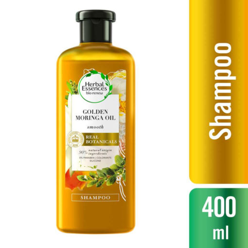Shampoo Herbal Essences Real Botanicals Aceite de Moringa Dorada X 400 Ml - Imagen 3