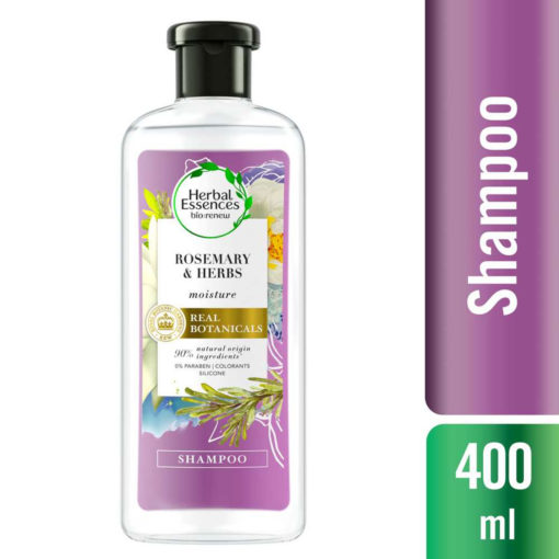 Shampoo Herbal Essences Real Botanicals Romero & Hierbas X 400 Ml - Imagen 3