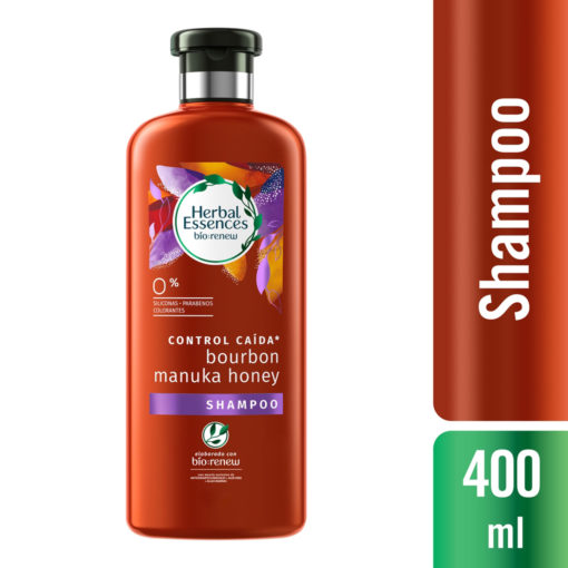 Shampoo Herbal Essences Real Botanicals Bourbon Miel de Manuka X 400 Ml - Imagen 2