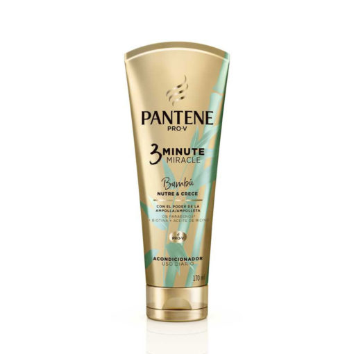 Acondicionador Pantene 3 Minutes Miracle Bambú X 170 Ml