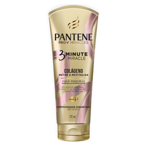Acondicionador Pantene 3 Minute Miracle Colágeno X 170 Ml