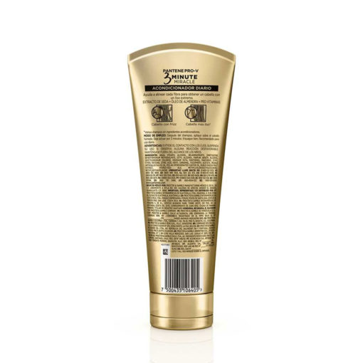 Acondicionador Pantene 3 Minute Miracle Liso Extremo X 170 Ml - Imagen 2