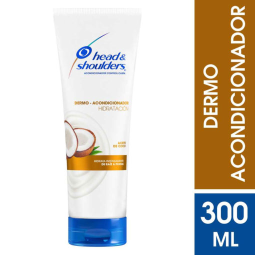 Acondicionador Head & Shoulders Hidratación Aceite de Coco Antifrizz X 300 Ml - Imagen 2
