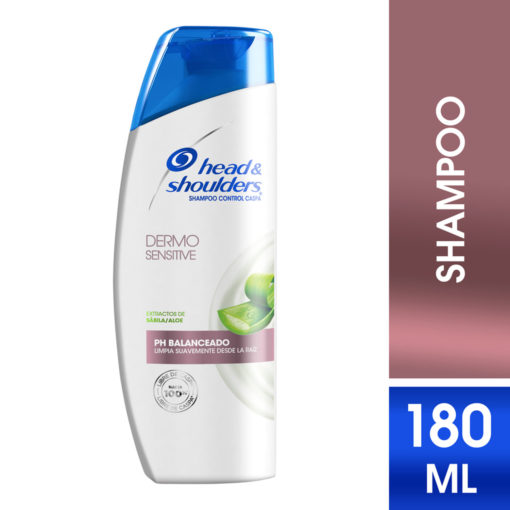Shampoo Head & Shoulders Dermo Sensitive PH Balanceado X 180 Ml - Imagen 2