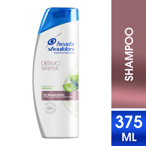 Shampoo Head & Shoulders Dermo Sensitive PH Balanceado X 375 Ml - Imagen 2