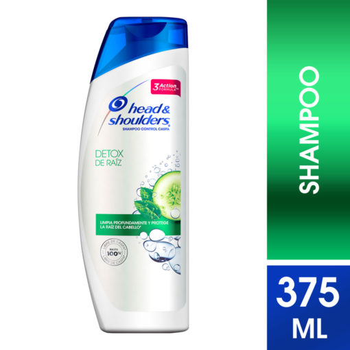 Shampoo Head & Shoulders Detox desde la Raíz  X 375 Ml - Imagen 2