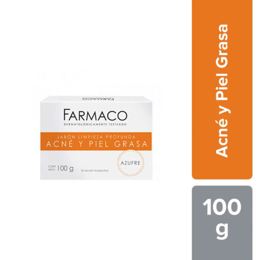Jabón en Barra Farmaco  Azufre X 100 Gr - Imagen 2