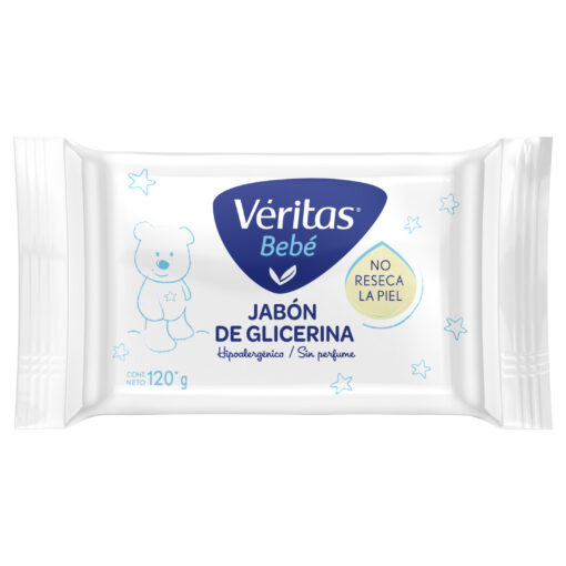Jabón de Glicerina Veritas Bebé  X 120 Gr