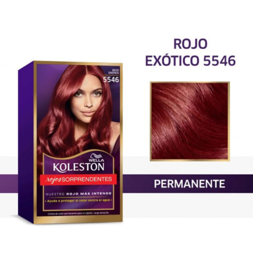 Tintura Permanente en Kit Koleston Rojos Sorprendentes 5546 X 1 U - Imagen 2