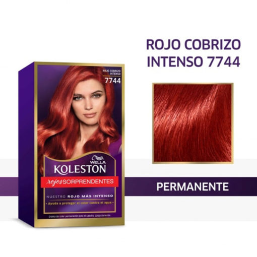 Tintura Permanente en Kit Koleston Rojos Sorprendentes 7744 X 1 U - Imagen 2