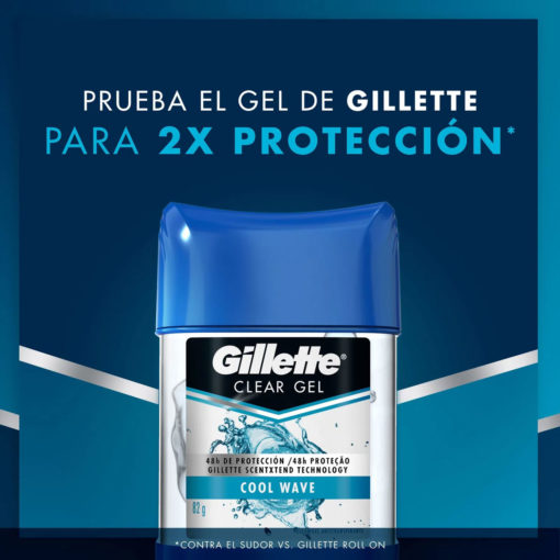 Antitranspirante Gel Gillette  Cool Wave X 45 Gr - Imagen 3