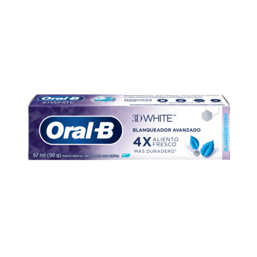 Pasta Dental Oral B 3D White Glamorous X 90 Gr - Imagen 2