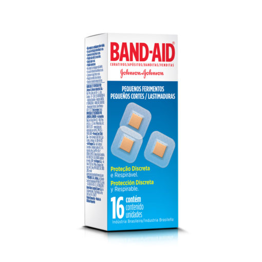 Apósitos Band-aid Pequeños Cortes  X 16 U