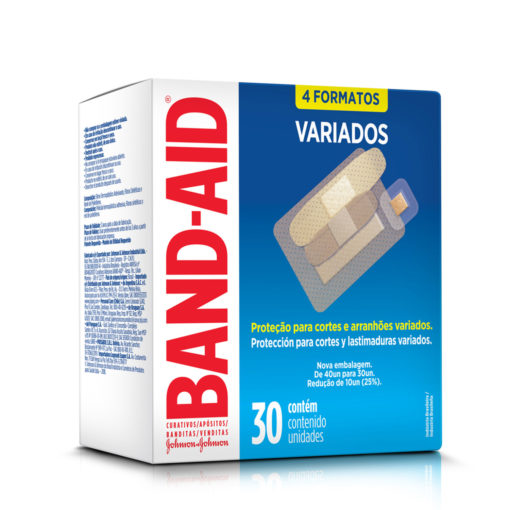 Apósitos Band-aid Variados  X 30 U