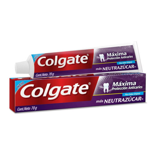 Crema Dental Colgate Máxima Protección Anticaries Más Neutrazúcar X 70 Gr - Imagen 2