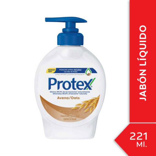 Jabón Líquido Protex Avena  X 221 Ml - Imagen 2